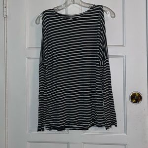 Long sleeved striped shirt